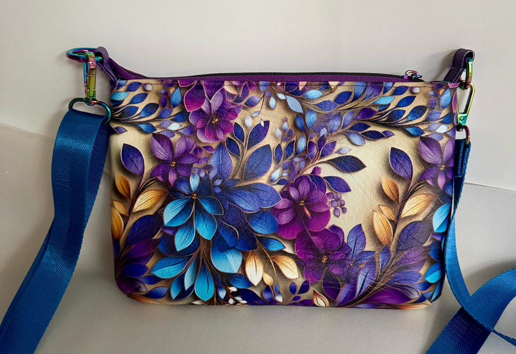 Starburn Faux Leather Crossbody Bag
